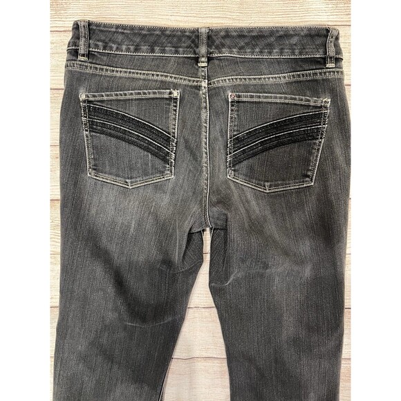 White House Black Market Jeans Women's Size 8 Slim Crop Dark Wash Capri Denim - Picture 4 of 7